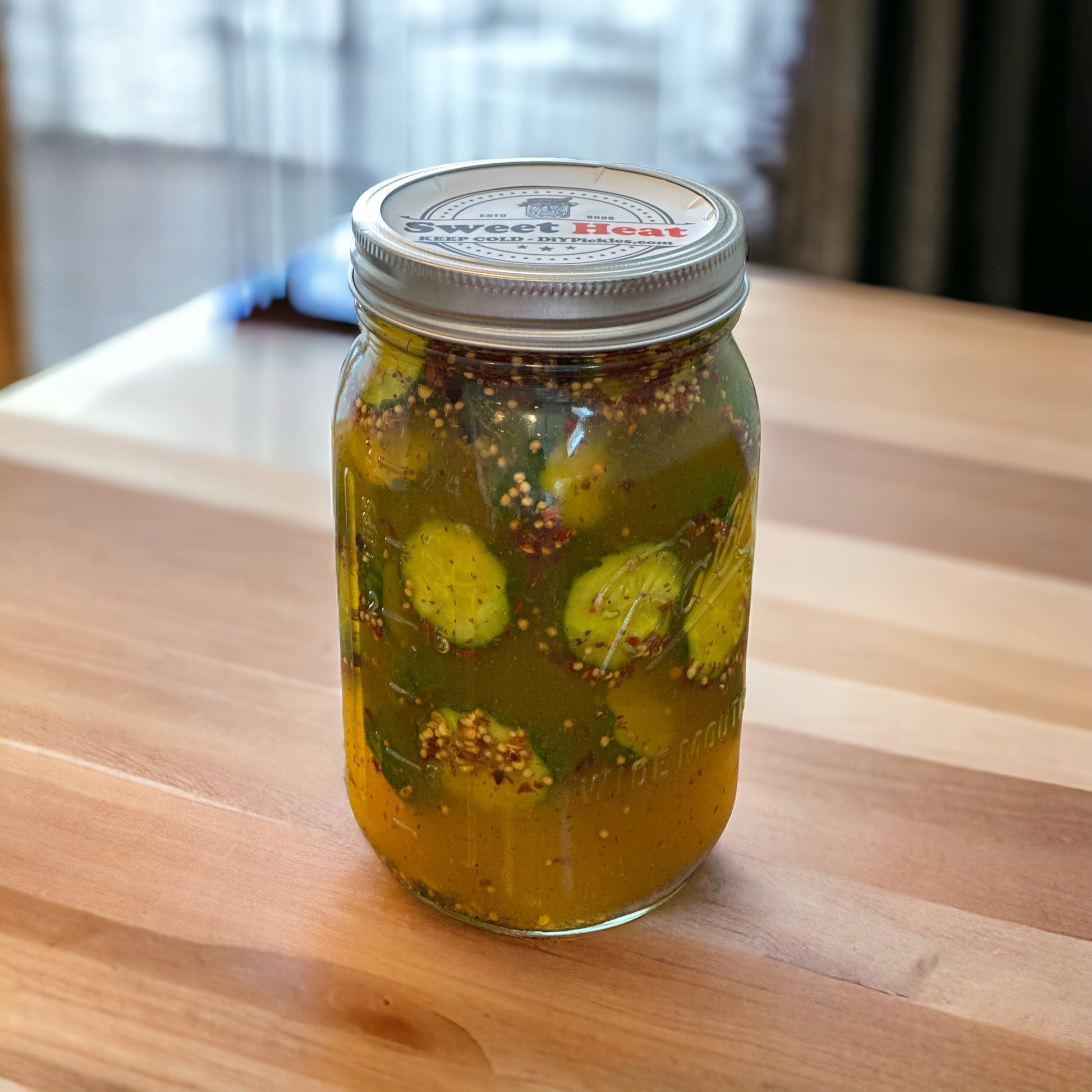 DIY Pickles Sweet Heat