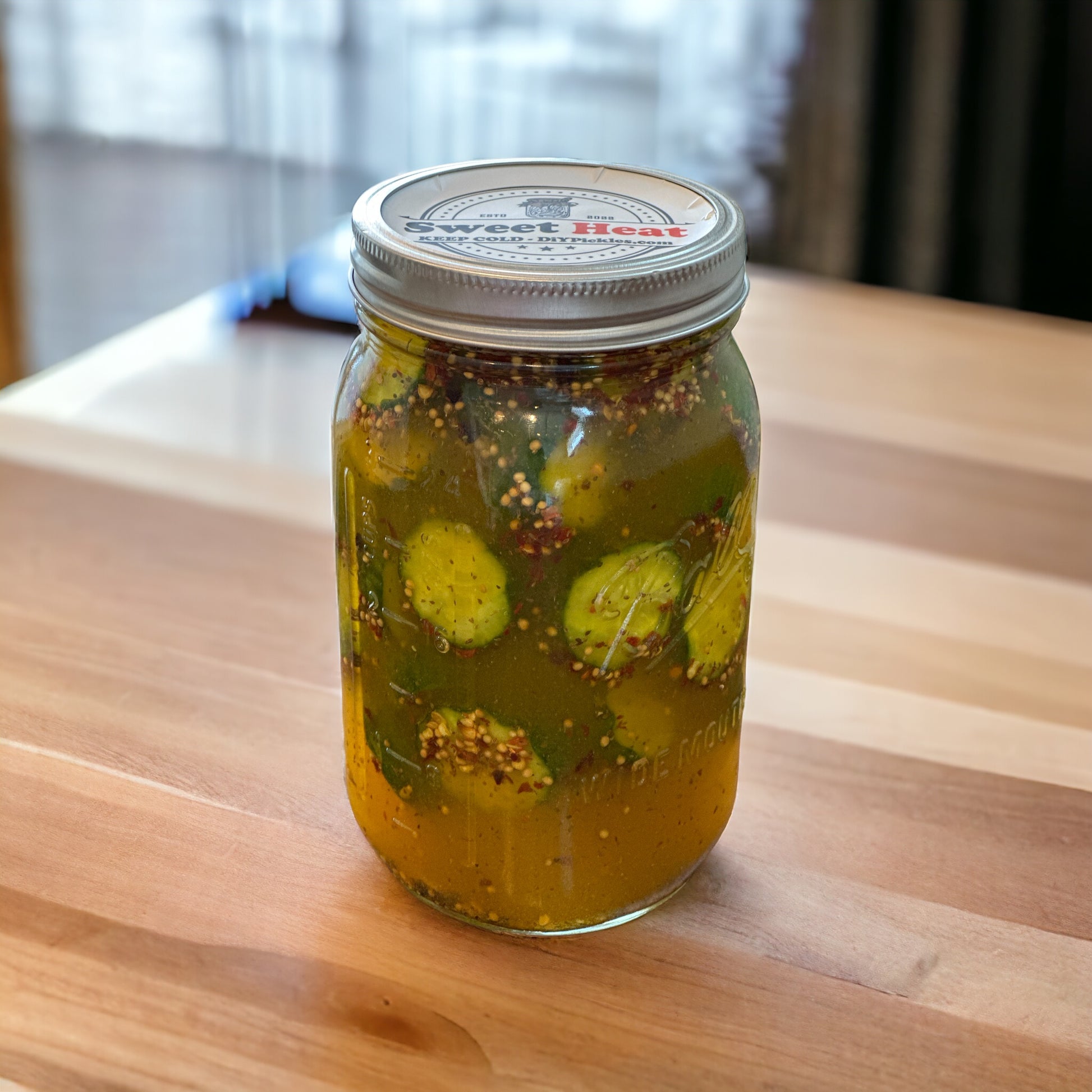 DIY Pickles Sweet Heat Pickles