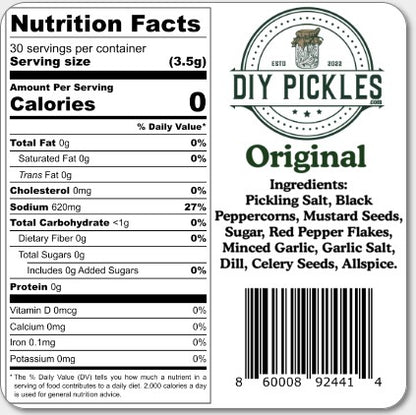 DIY Pickles Original Label